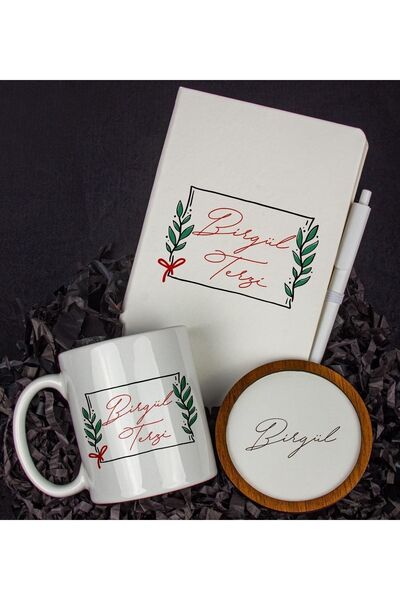 EJOYA Kişiye Özel Defter Kalem Kupa Ve Bardak Altlığı 103921