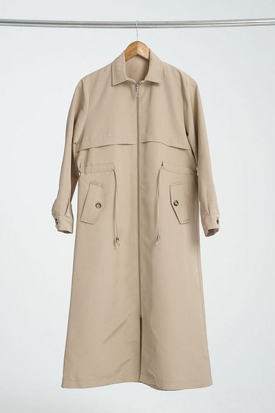 ensade Double Pocket Detailed Cord String Cap