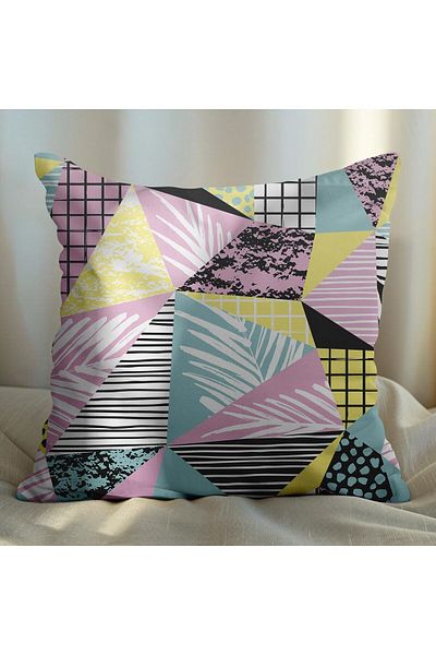 EJOYA Modern Designed 2-Piece Pillow and Throw Pillow Case 45cm