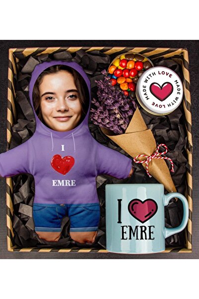 EJOYA Erkek & Kadın Sevgiliye Özel Peluş Oyuncaklı Hediye Kutusu Hediye Kutusu 110704