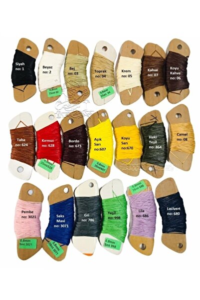 srtfootcare 0,8 мм 500 м біла воскована шкіряна нитка - ручне шиття