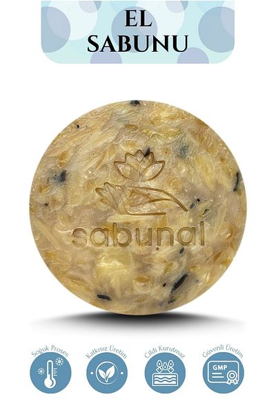 sabunal Hand Soap - Intense Moisturizing Bath Soap with Natural Oil Mix 100 Gr