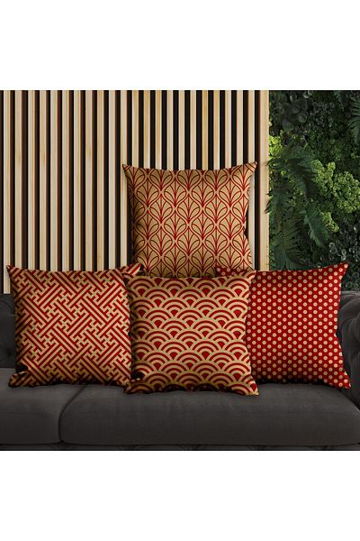 EJOYA Set de 4 perne și perne lineare - 45 cm 113851