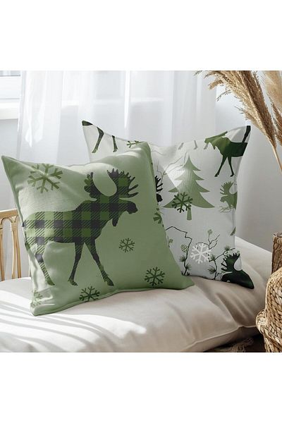 EJOYA New Year Designed 2-piece Pillow Set - Special Deer 45cm 113596