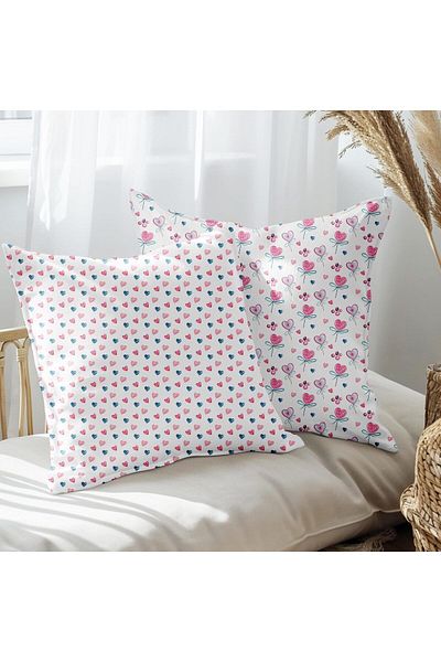 EJOYA Set de perne din 2 piese cu model de inimă colorată - 45 cm 113492