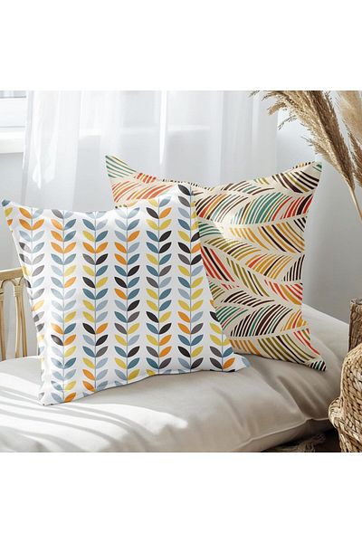 EJOYA Modern Designed 2-piece Pillow Set - 45cm Inside and Throw Pillow Cover 113506