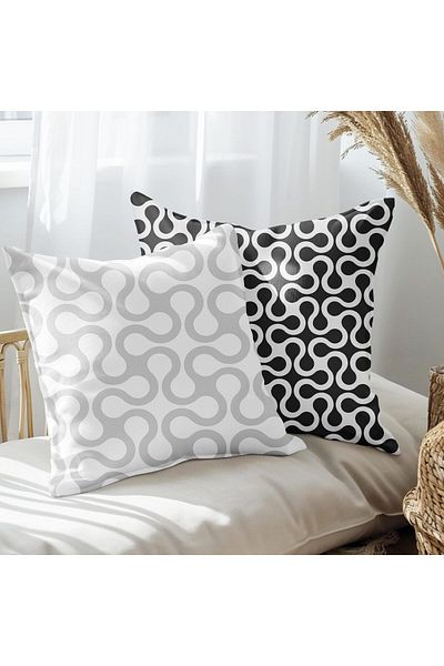 EJOYA 45cm Modern Design 2-piece Pillow and Throw Pillow Set - 113493
