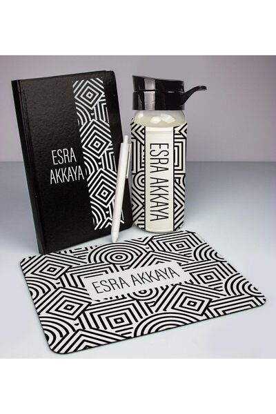 EJOYA Kişiye Özel Defter Kalem Matara Ve Mousepad Ofis Seti 94460
