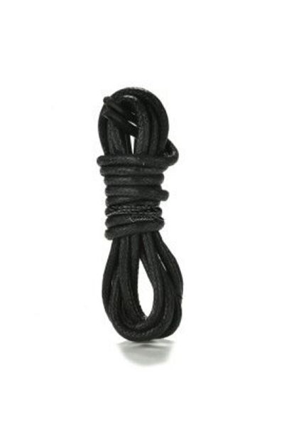 arpacı Black Round Classic Shoe Waxed Laces 1 Pair 70 cm