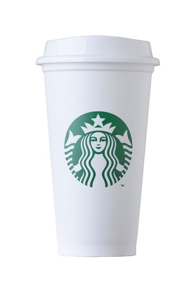 Starbucks White Reusable Cup 473ml