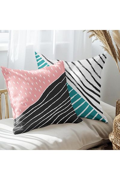 EJOYA Modern Designed 2-piece Pillow Set - 45cm Inside and Throw Pillow 113465