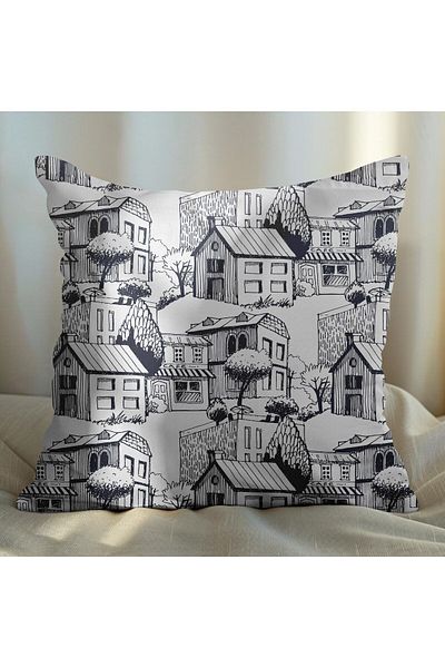 EJOYA Set de perne din 2 piese cu design modern - 45 cm interior și husă de pernă 113538