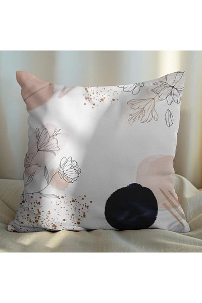 EJOYA Modern Designed 4-Piece Pillow and Throw Pillow Case 45cm