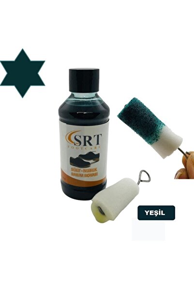 srtfootcare Süet Nubuk Likit Ayakkabı Bakım Boyası 110 Gr Yeşil