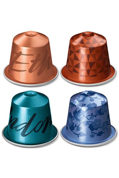 Nespresso Indonesia, Ethiopia, Cape Town And Tokyo Vivalto Lungo Capsule Coffee 10 Pieces (Set of 4)