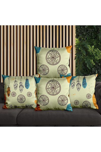 EJOYA 4-piece Designed Pillow and Throw Pillow Set - Dream Catcher 45cm 113653