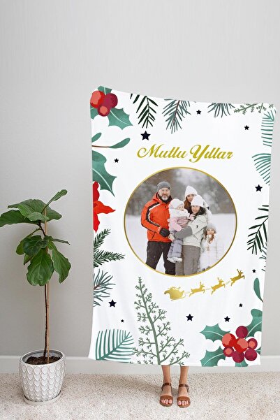 EJOYA Kişiye Özel Resimli Yeni Yıl Dilek Battaniyesi 106235