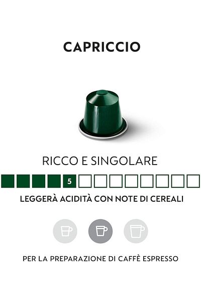 Nespresso Capriccio 10 Boxes 100 Capsules