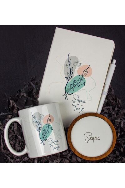 EJOYA Kişiye Özel Defter Kalem Kupa Ve Bardak Altlığı 103693