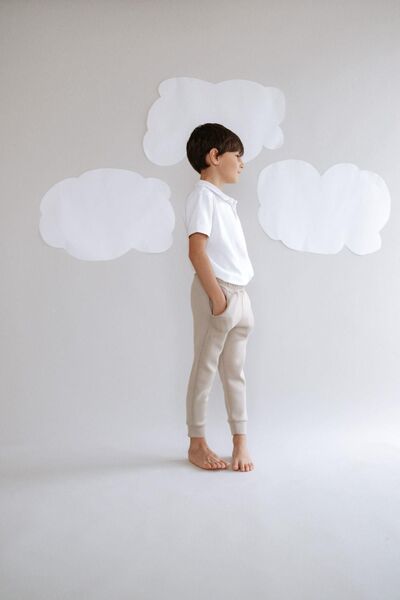 C&City Erkek Çocuk Manşetli Paça Eşofman Altı 873 Taş