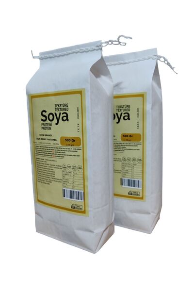 Soyfleks Naturel Soya Kıyması 500 Gr x 2 (1 Kg)