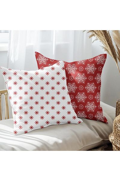 EJOYA Pernă din 2 piese și husă de pernă cu design special pentru Anul Nou 45 cm 113585