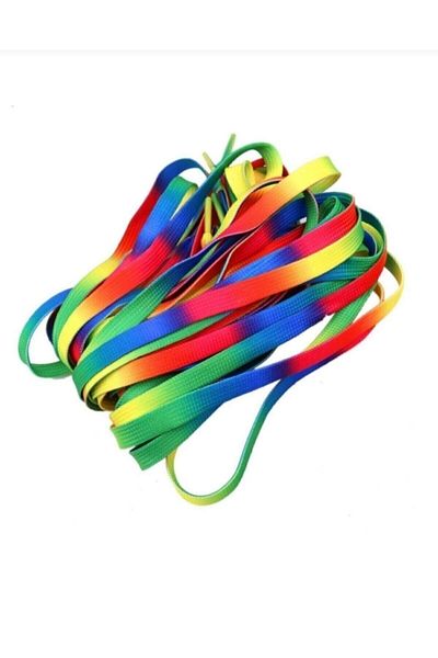 arpacı 120 cm Rainbow Patterned Shoes - 1 Pair of Laces