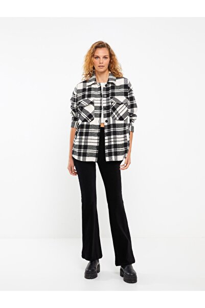 LC Waikiki Plaid Patterned Long Sleeve Women's Lumberjack Shirt