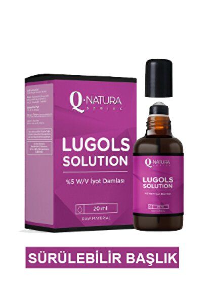 Q natura series Lugol's Solution % 5 Iyot Damla . Extra Roll-on Başlık Hediye
