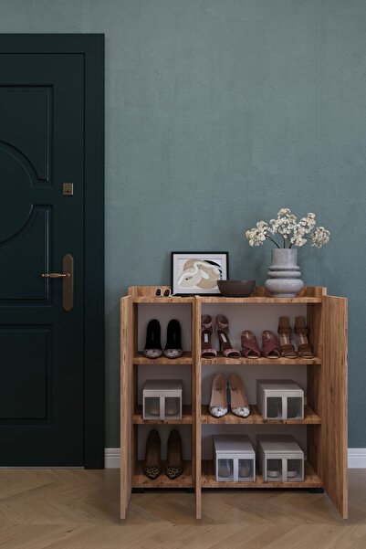 IRMAK DÜNYASI Çok amaçlı Dolap Ayakkaılık Dolabı,3 Kapaklı  Kiler dolabı