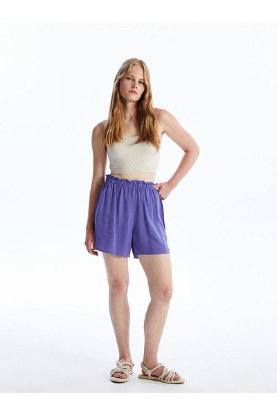 LC Waikiki Gerade Shorts für Damen – Elastischer Bund