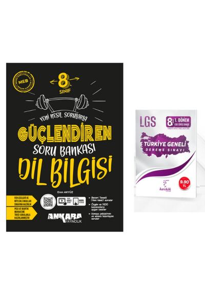Irmak Yayınları ankara güçlendiren 8.sınıf lgs dilbilgisi soru bankası  ve tg...