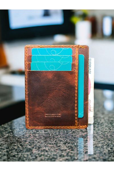 CRASSULA PREMIUM LEATHER Genuine Leather 8 1 Card Holder Wallet