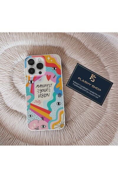 Transparent Case with Samsung Galaxy A73 Compatible Manifest Your Vision Design