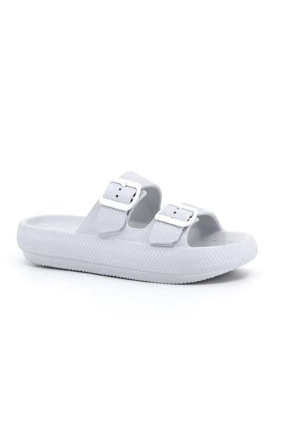 Sonimix Fluffy Beach Pool Garden Sea Summer Soft Thick Soled Double Band Unisex Daily Slippers