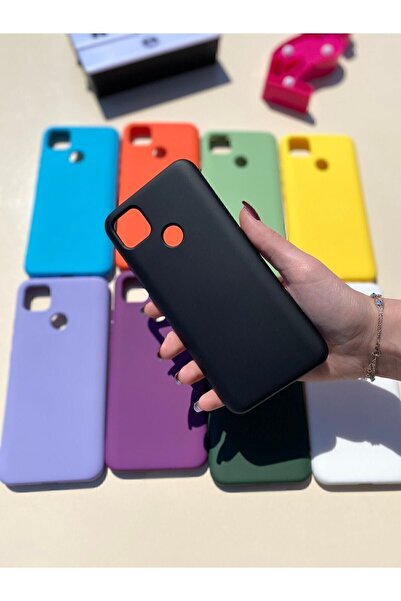 MM KILIF AKSESUAR Xiaomi Redmi 9c Silikon Lansman Kılıf Siyah