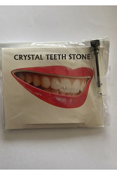 Enhavalı Kristal Diş Taşı Kadın Diş Pırlantası 5'li