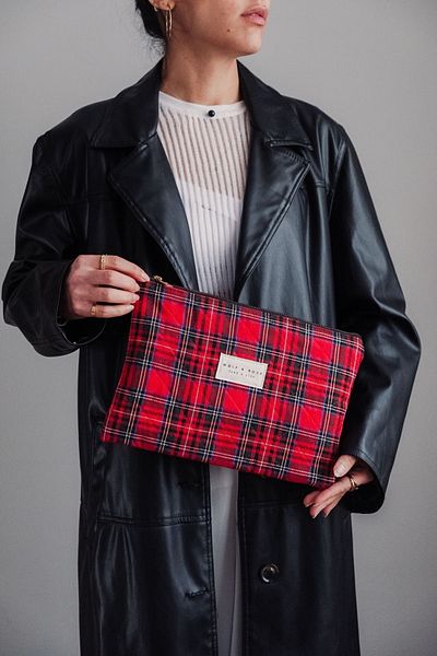 WOLF & ROCK Wolf&Rock Plaid Clutch