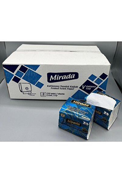 Mirada V/c Katlama Tuvalet Kağıdı (250 Adet*24 Paket)