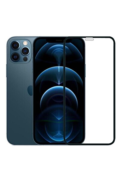 Logis Apple Iphone 12 Pro Max 5d Seramik Tam Kaplayan Ekran Koruyucu Cam