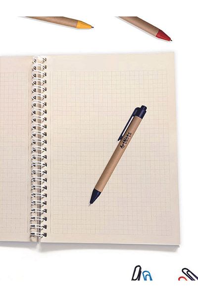 ArtNots 15x21cm Checked Notebook with cardboard cover