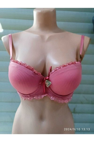 mylove B Cup Lace Detailed Women's Bra - Powder Color, Underwire Padded