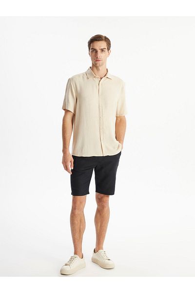 LC Waikiki Standard-Herrenshorts aus Leinenmischung