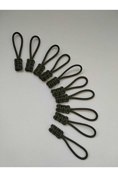 10 Pieces Paracord Zipper Pull Cord 2 Mm From Parachute Rope