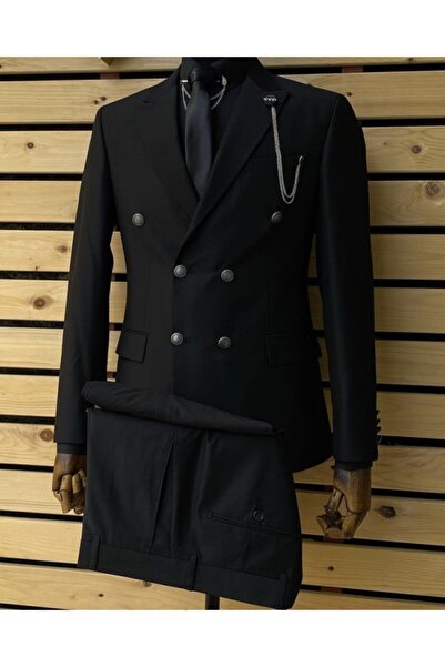 Terziayhan Чоловічий костюм двобортний приталений Slim Fit