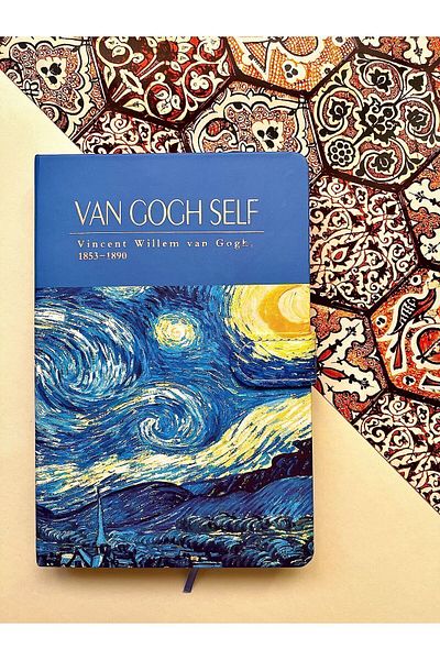 Nova Crafts Van Gogh Starry Night Agenda - Timeless and Undated Agenda, Stylish Daily Notebook
