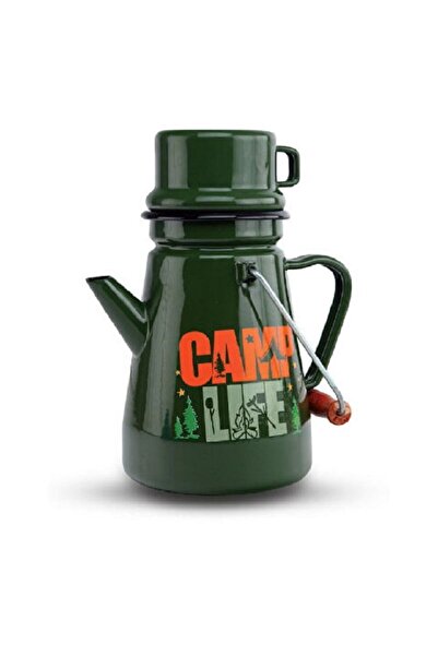 KAMP Kupa Kapaklı Emaye Sürahi