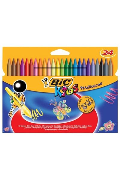 Bic Pastel Paint Plastic Decor 24 Pieces8297721