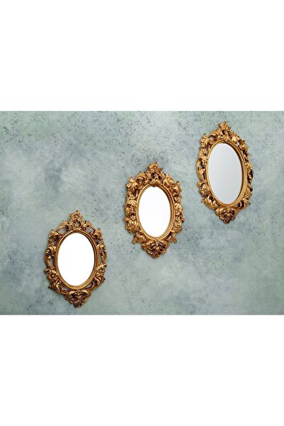 NARART Şık Klasik Hediyelik Üçlü Ayna