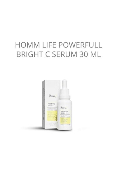 Homm Bitkisel "aydınlık Ve Parlak Bir Cilt Için: Powerful Bright C Serum!"